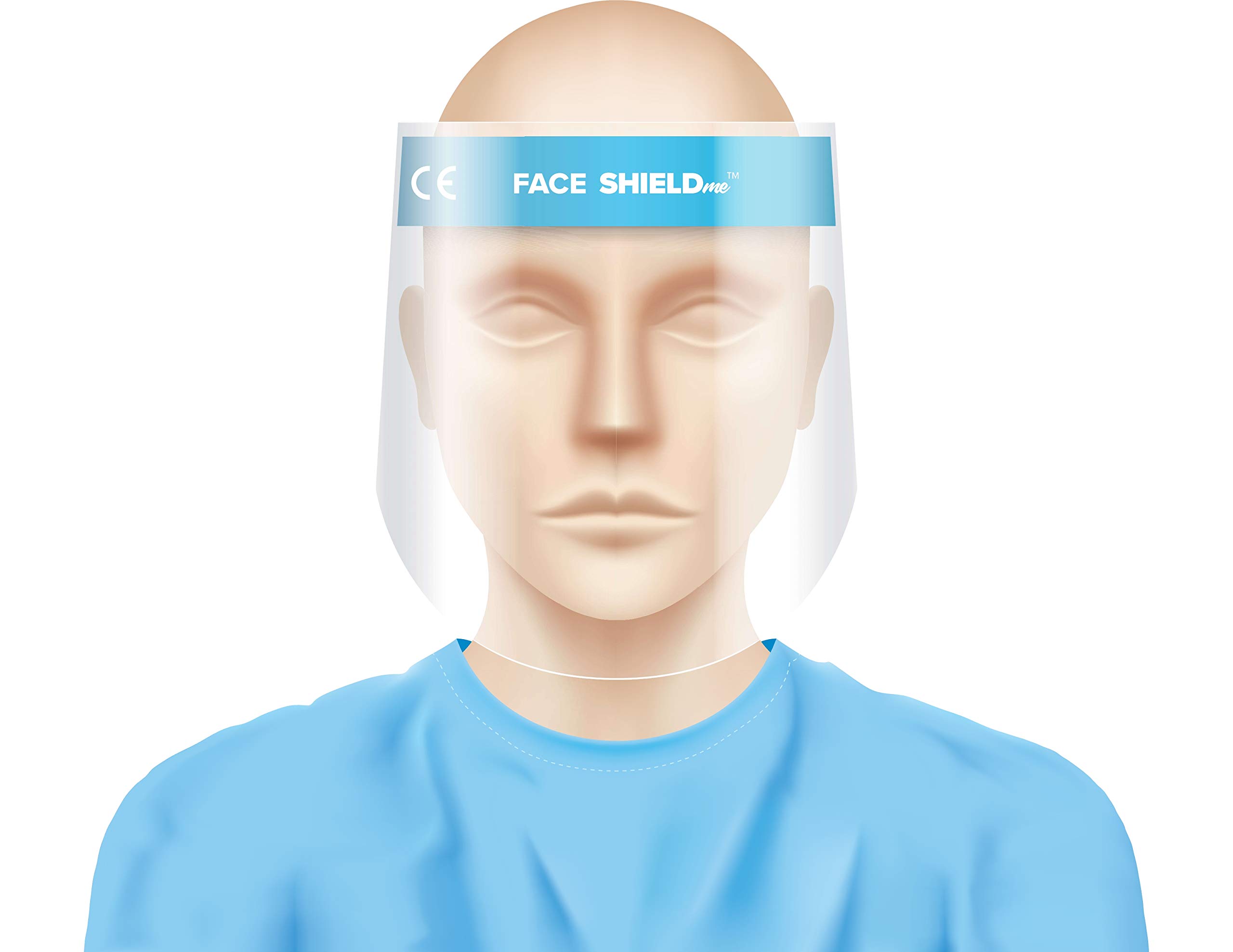 SHIELD me FACE PET Transparent & Clear lenses CE APPROVED - (5)