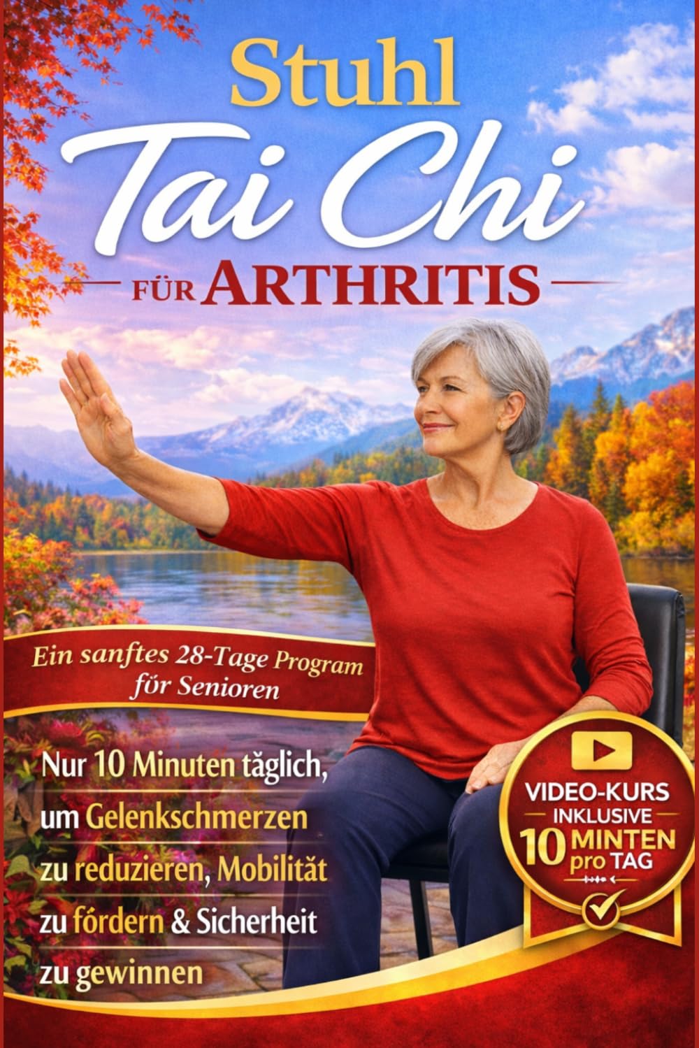Stuhl Tai Chi für Arthritis: Ein sanftes 28-tägiges sitzendes Tai-Chi-Programm für Senioren – nur 10 Minuten am Tag, um Arthritis-Schmerzen zu ... vom Stuhl aus wiederherzustellen