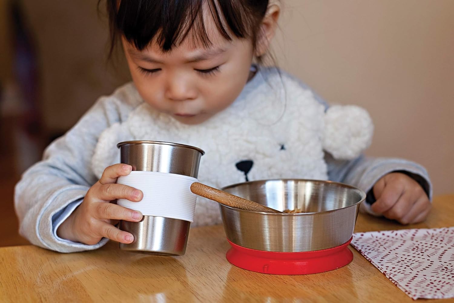 Red Rover Stainless Steel Colorful Kids' Cups with Silicone Sleeves, Set of 4, 10 ounce, Multicolored - Image 6