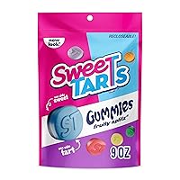 Vista 1 de SweeTarts Gomitas Fruity Splitz, caramelo, dulce y agridulce, bolsa resellable, 9 oz