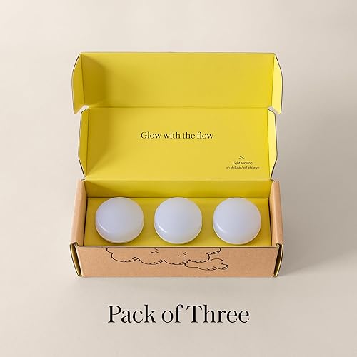 Miniatura 2 de Loftie Luces nocturnas enchufables a la pared, luz nocturna enchufable de 0.5 W, brillo rojo, luz de pared que detecta el atardecer al amanecer,