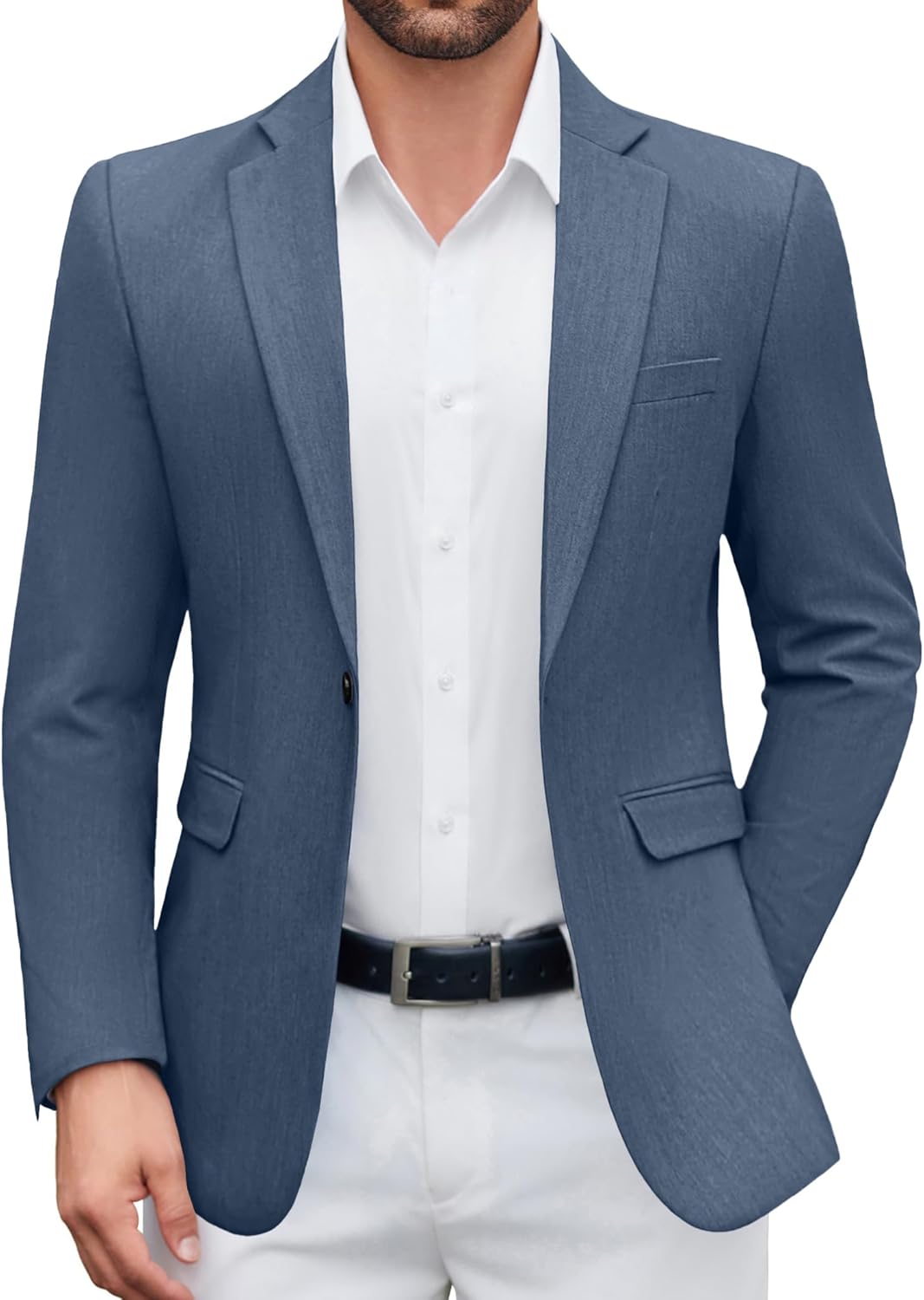COOFANDY Men's Casual Blazer One Button Sport Coat Lightweight Business Suit Jacket