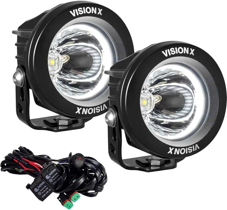 Amazon.com: Vision X Lighting (XIL-OPRH115KIT) Optimus Round Halo