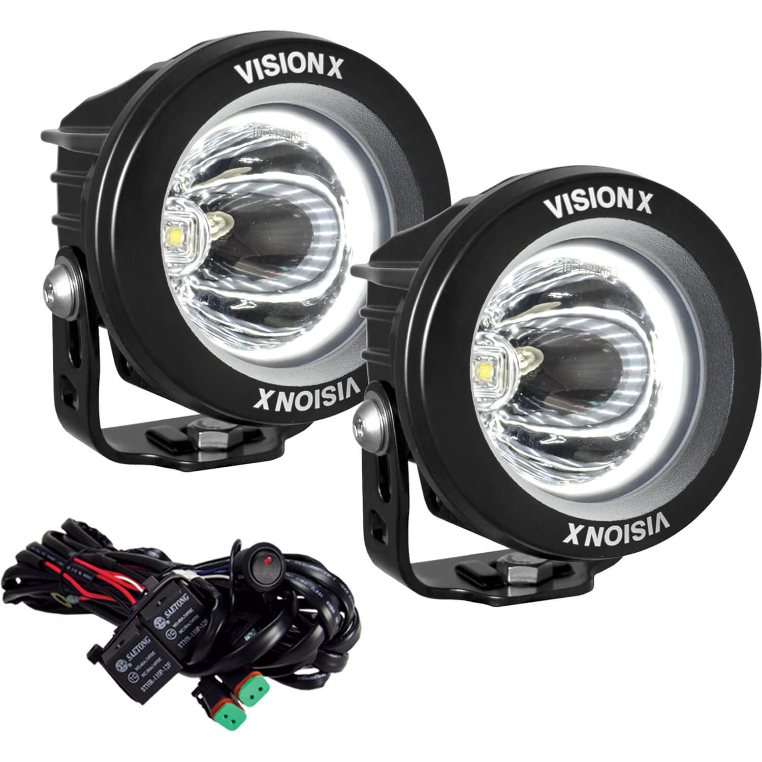 Amazon.com: Vision X Lighting (XIL-OPRH115KIT) Optimus Round Halo