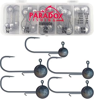 Paradox Jigköpfe-Set 5-15 g, 25-teilig