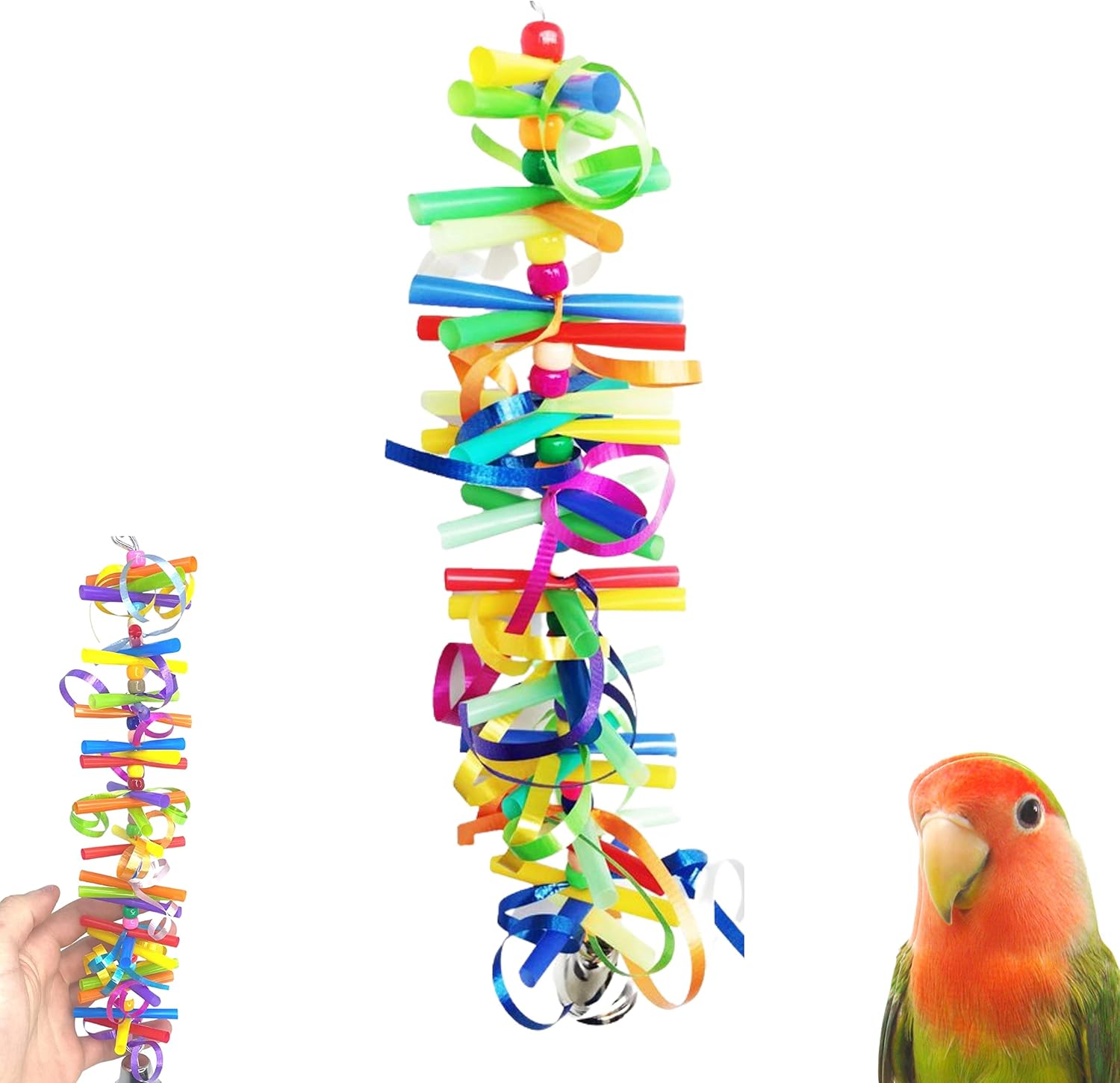 Bonka Bird Toys 1917 Party Small Medium Bird Toy Parrot cage Craft Toys Cages Cockatiel Budgie Lovebird