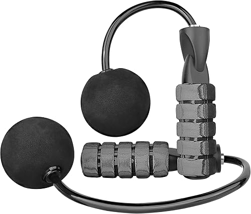 Vista 12 de Cordless Jump Rope for Fitness with Indoor Jumping Rope Weighted Ropeless Skipping Jump Rope for Men Women Kids High-Speed Rope Skipping for Narrow