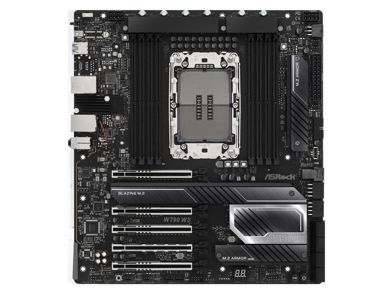 Amazon | Asrock 90-MXBP3 Mb アスロック W790 Ws R2.0 R。 | ASRock
