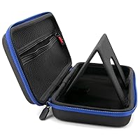 Vista 21 de Rog Ally Handheld Case, EVA Waterproof Hard Shell Protective Travel Case with Inner Transformable Game Console Stand, Flannel Soft Lining, Double