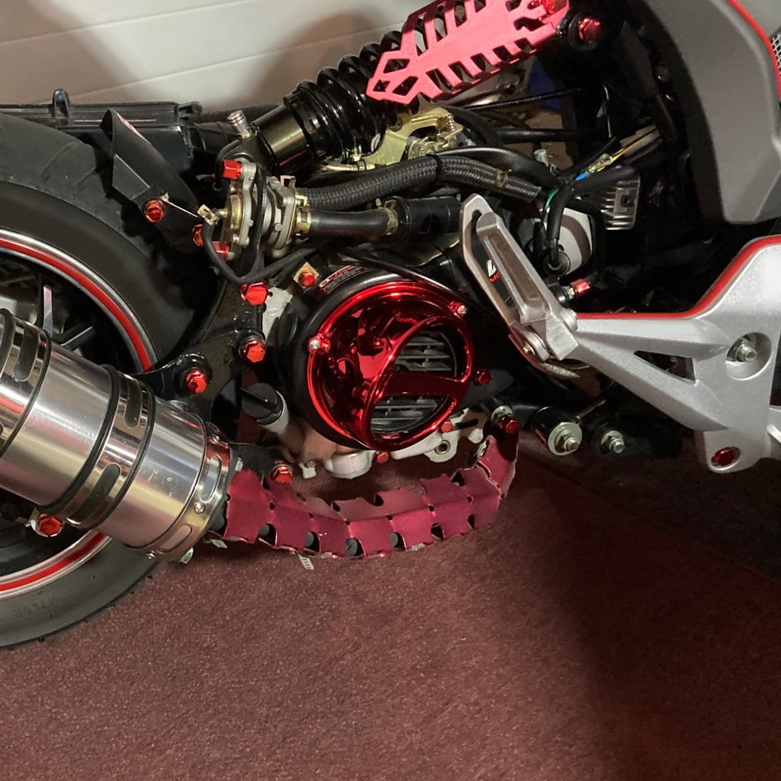 Ventola di raffreddamento del motore ad aria del motorino per il motorino cinese del motociclo di JOG50 90