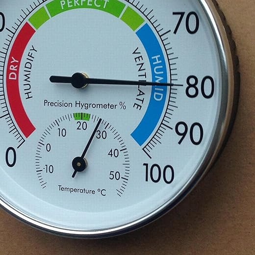 Decorative Thermometer Hygrometer Dial Gauge
