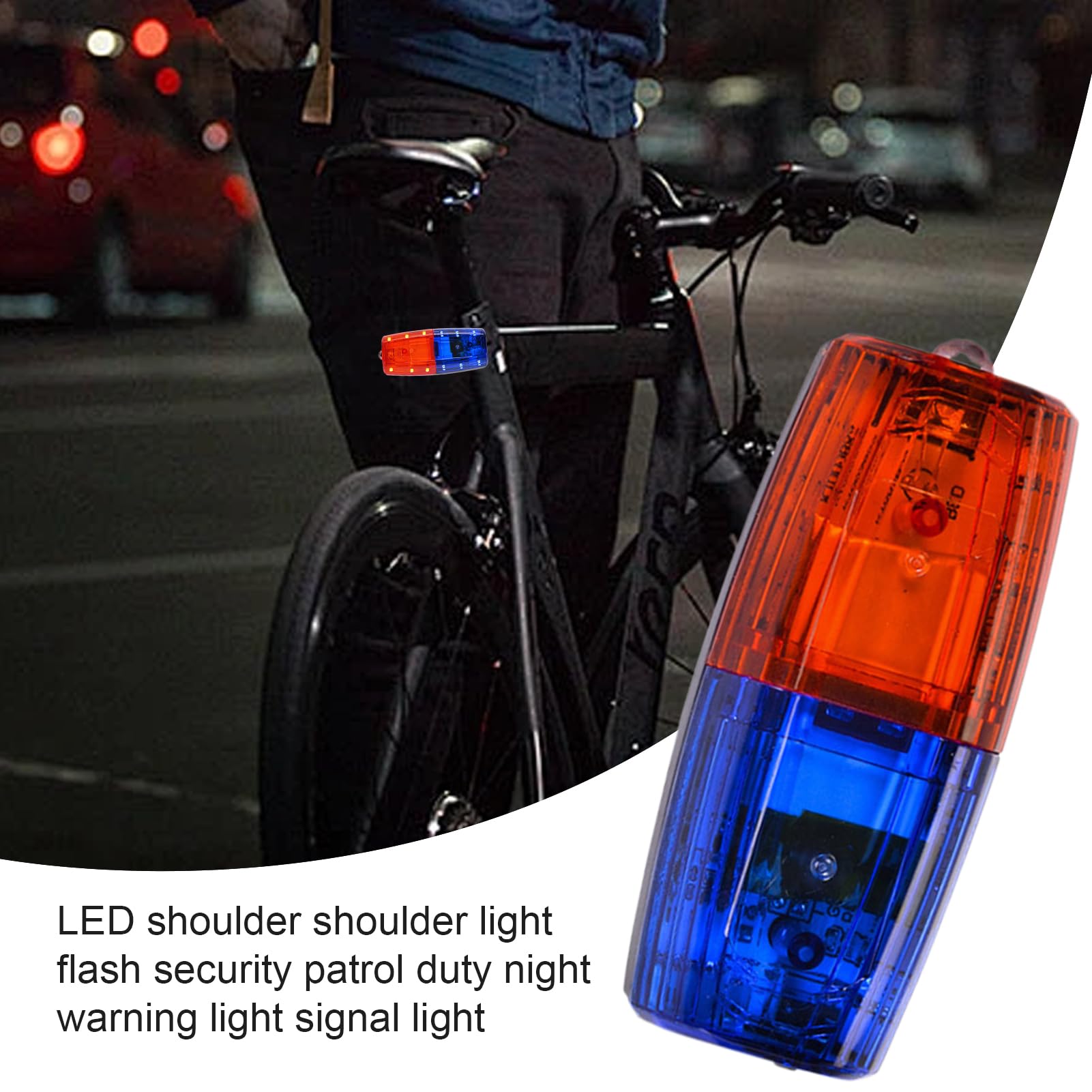 Luci lampeggianti da spalla – Luci di sicurezza notturne | Segnale luminoso di sicurezza per salvataggio all'aperto, guida stradale, ciclismo, torce elettriche esterne