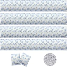 CUEMOON 50 Pcs Silica Gel Sachets, 10 g Sachets of Silica Gel Bags for Moisture, Drying Bag Moisture Absorber Dehumidifier for Drawers Shoes, Cabinets