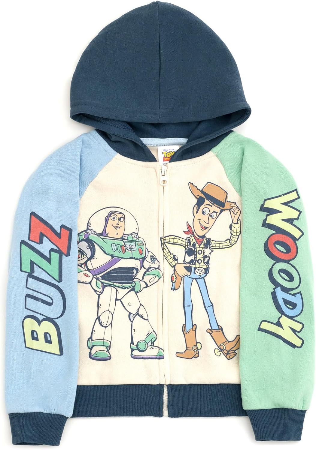 Disney Toy Story Mickey Mouse Lilo & Stitch Fleece Zip Up Hoodie Toddler to Big Kid Sizes (2T - 18-20) - Image 4