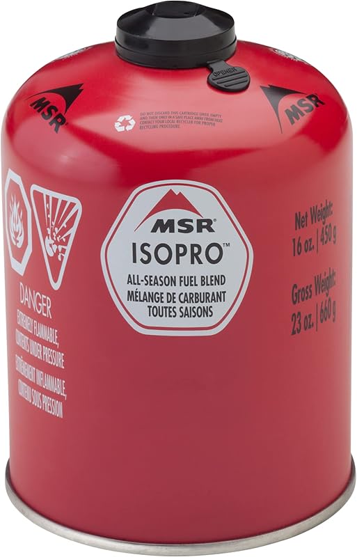 IsoPro Fuel Canister for Backpacking and Camping Stoves