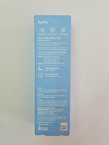 Miniatura 7 de Face Republic Purity Sun Essence - Protección UV de amplio espectro SPF50+ de 0.1 fl oz, sin fundición blanca, resistente al agua, certificado