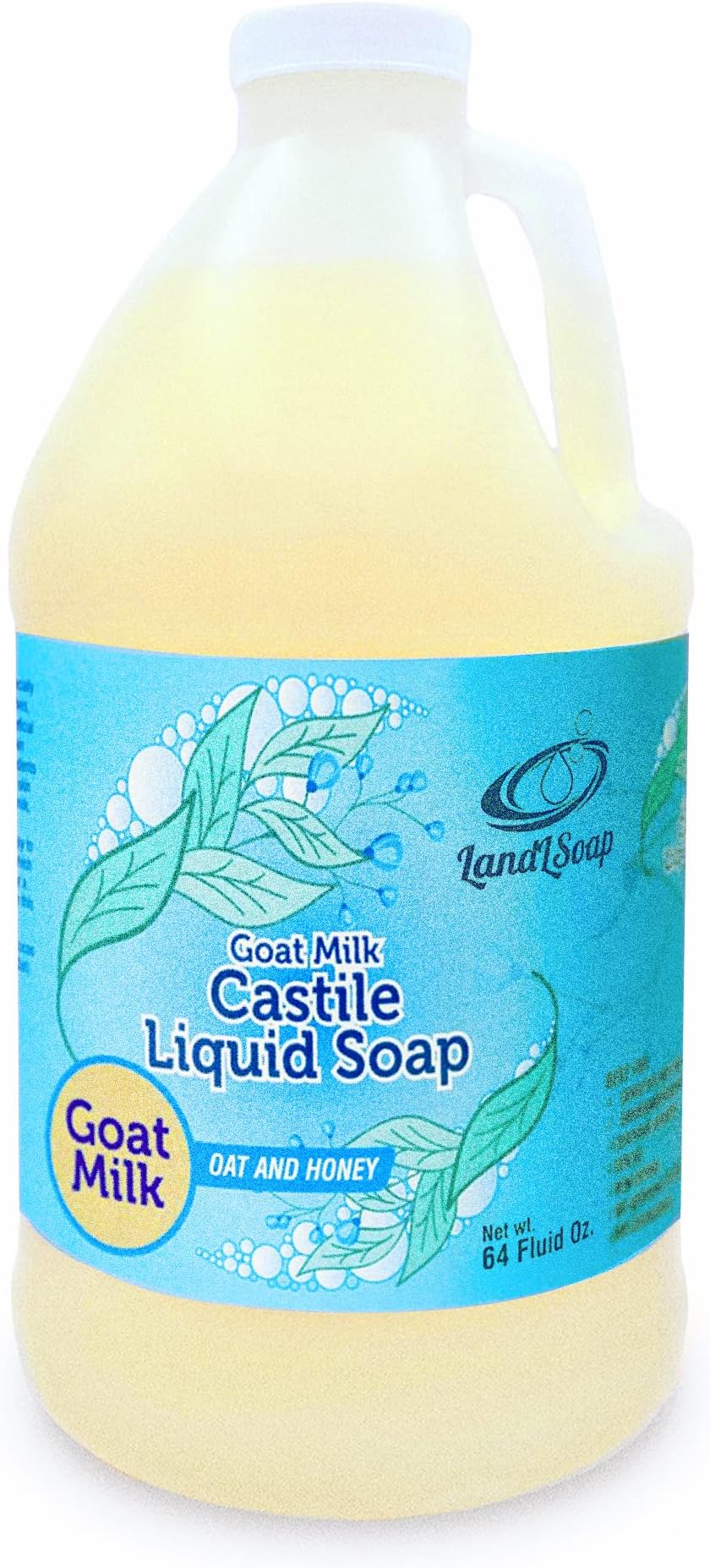 LandLSoap Antibacterial Unscented Pure Castile Liquid Soap