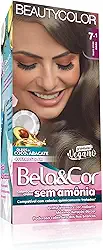 Coloração Bela&Cor Sem Amônia - 7.1 Louro Cinza Médio
