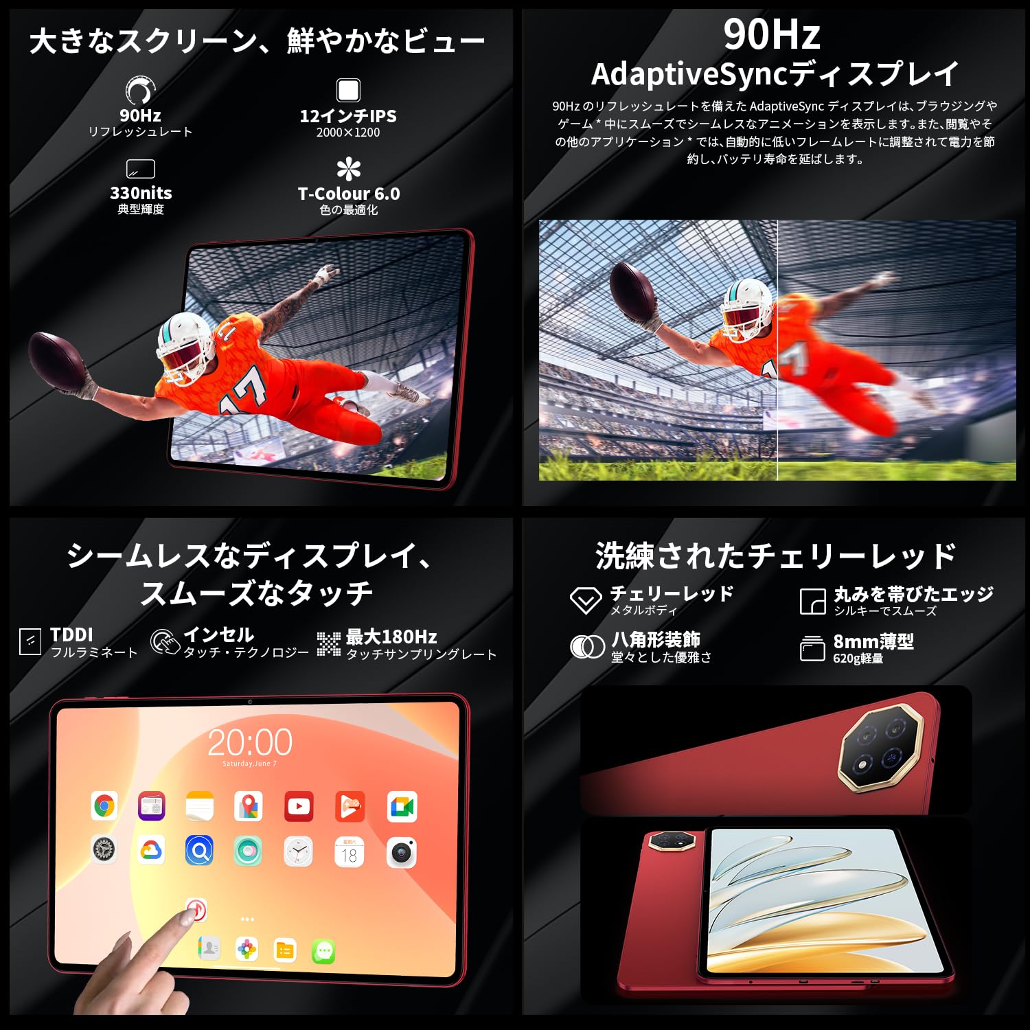 Amazon.co.jp: 2025 Android 15 タブレット TECLAST T60 AI タブレット