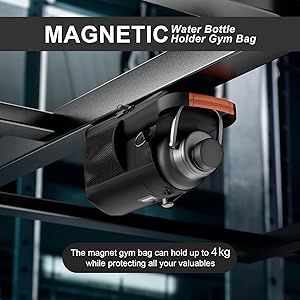 ZRCXYSV Magnetic Gym Bag Sling Bag for Men/Women,Magnet Water Bottle Gym Bag Company,Cross Body Water Bottle Holder Bags for Travel, Work and Sports,Gym Accessories