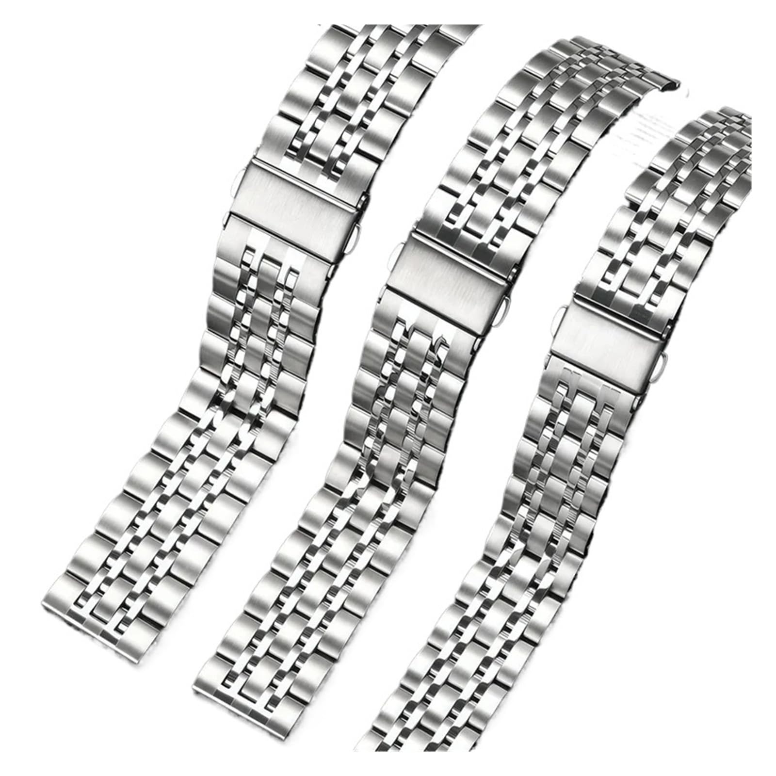 Generico Cinturino for orologio in acciaio inossidabile massiccio