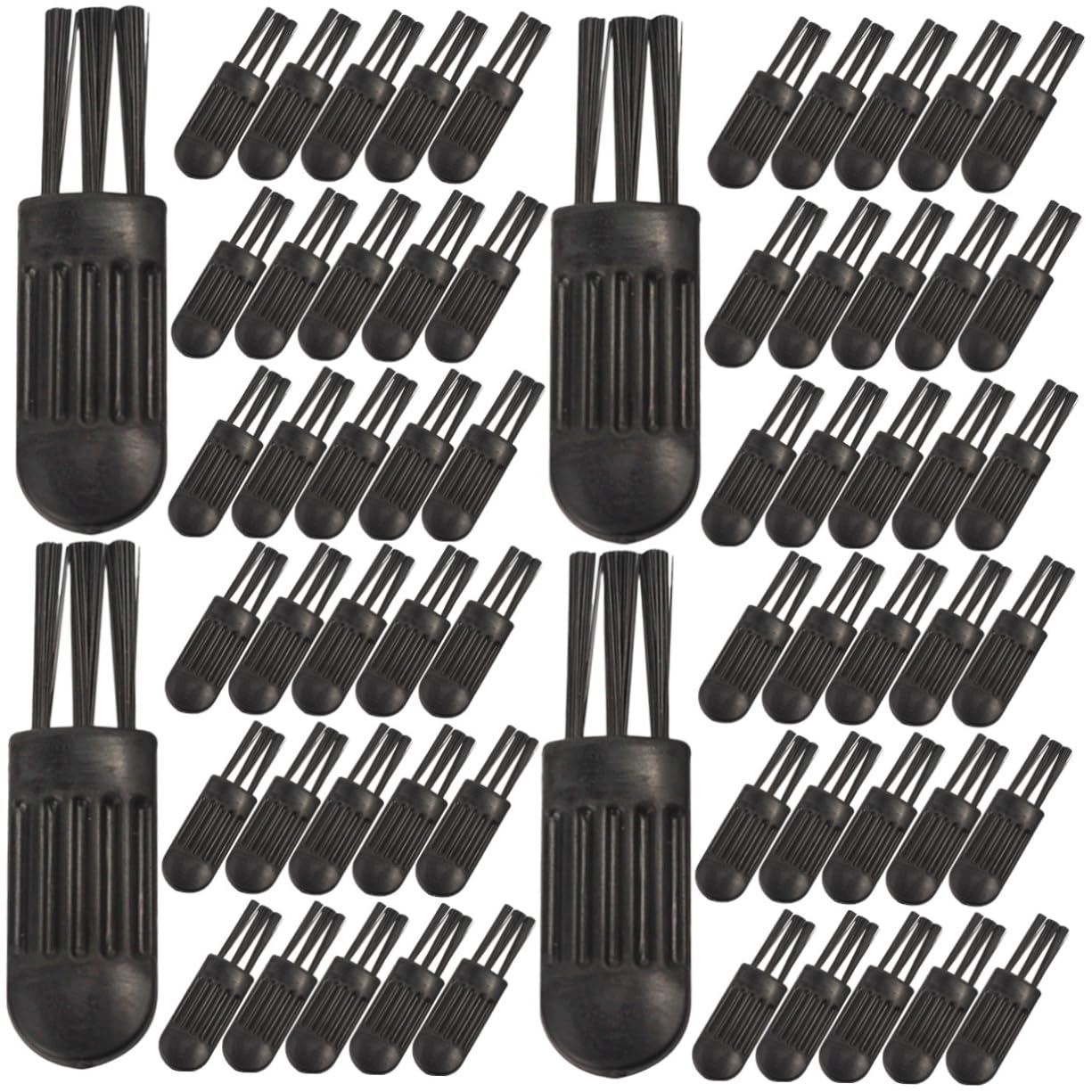 Ipetboom 4sets Mini Brush for Electric Shaver Razor Brush Replacement Cleaning Tool for Hair Clippers 100pcs*4
