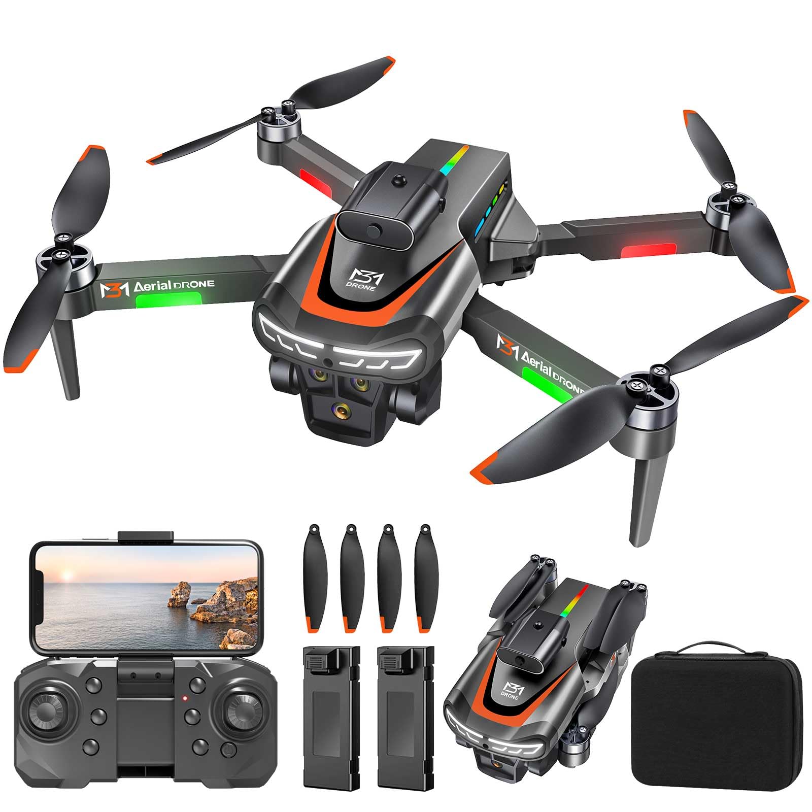 drone con camera 4k e motore brushless per riprese di alta qualità in esterni