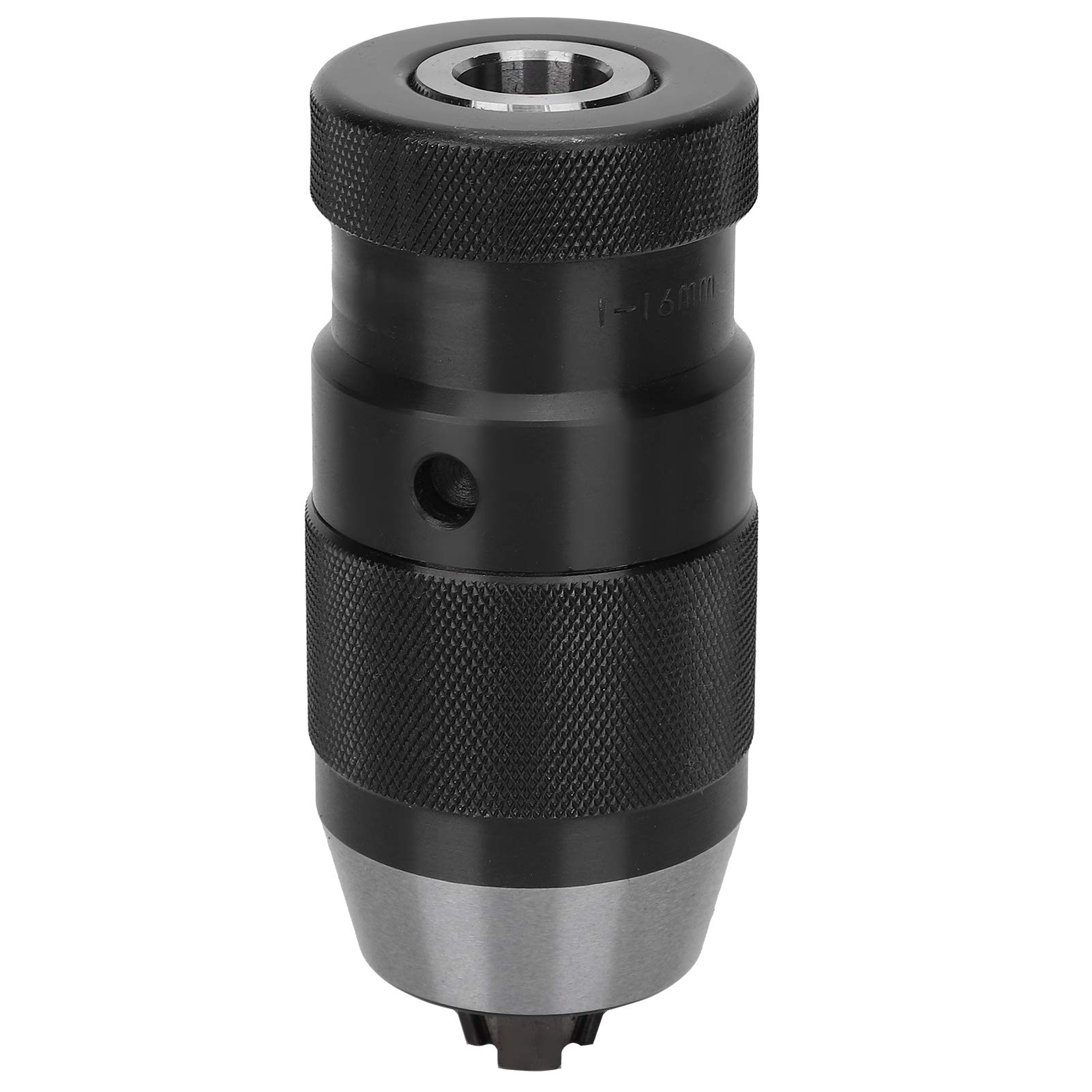 Mandrino per trapano autobloccante senza chiave B16 Precisione 0 16mm Adattatore per campo di serraggio per torni fresatrici Acciaio ad alta velocità Resistente al calore durevole