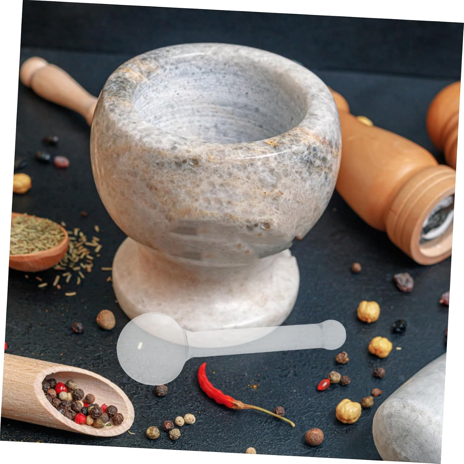Transparent Grinding Pestle Ergonomic Tool for Mixing Paints Grinding Minerals and Pharmaceuticals Versatile Non Slip Design for Lab Home and Kitchen Use