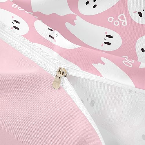 Miniatura 6 de Juego de ropa de cama de Feliz Halloween, tamaño King, funda de edredón con 2 fundas de almohada (sin relleno) para decoración de dormitorio de