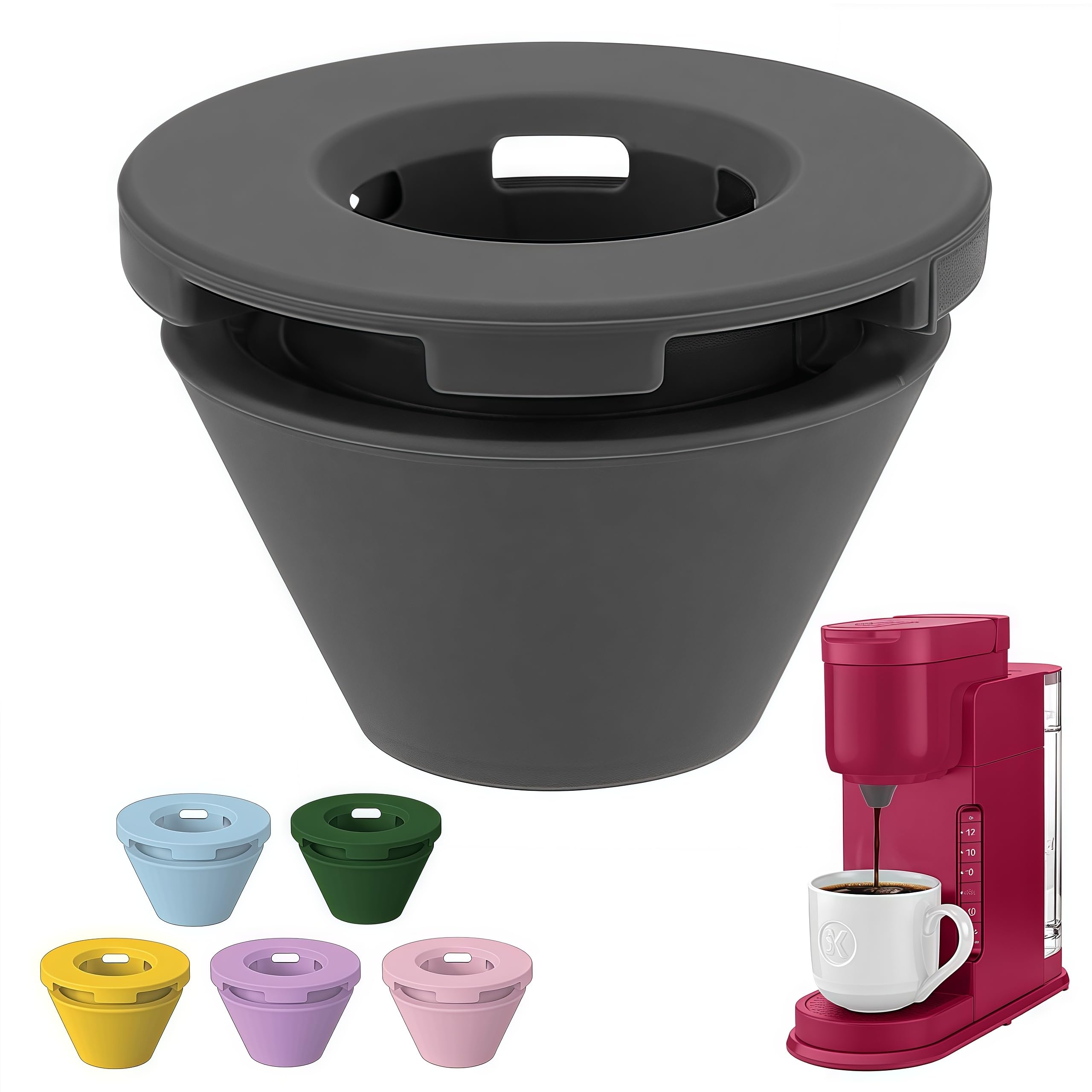 Silicone Anti-Leak Coffee Spout for Keurig K-Mini & Express - Splash-Proof Accessory, No…