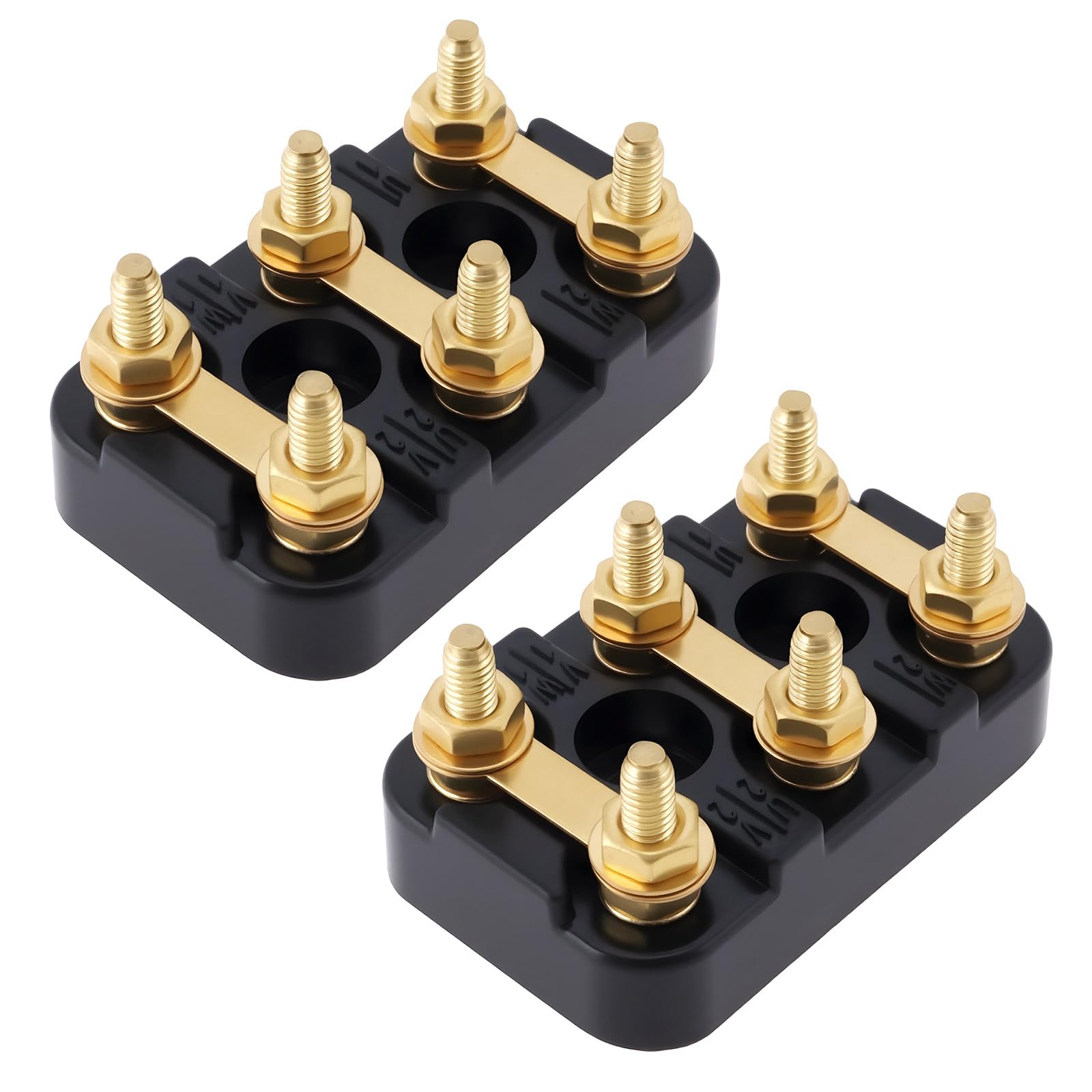 Be In Your Mind 2Pcs M4 Electric Motor Terminal Block 50x32mm Suitable for Most Electric Motors Generators