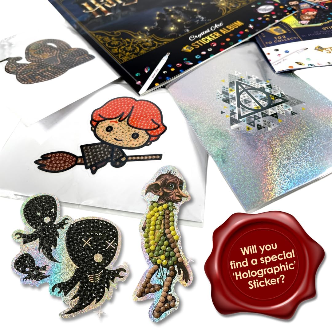 Harry Potter Crystal Art Sticker Album Starter Pack