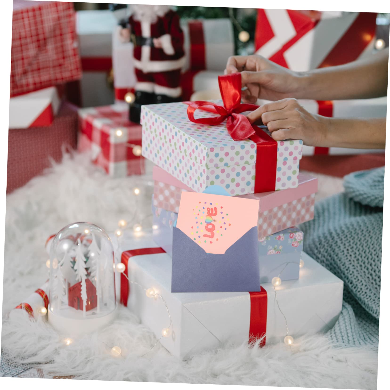 VILLCASE 5sätze Grußkarte Mit Liebe Design Handgemachte Jubiläumskarten Valentinstagskarten Und Geburtstagskarten Für Besondere Anlässe Und Persönliche Botschaften