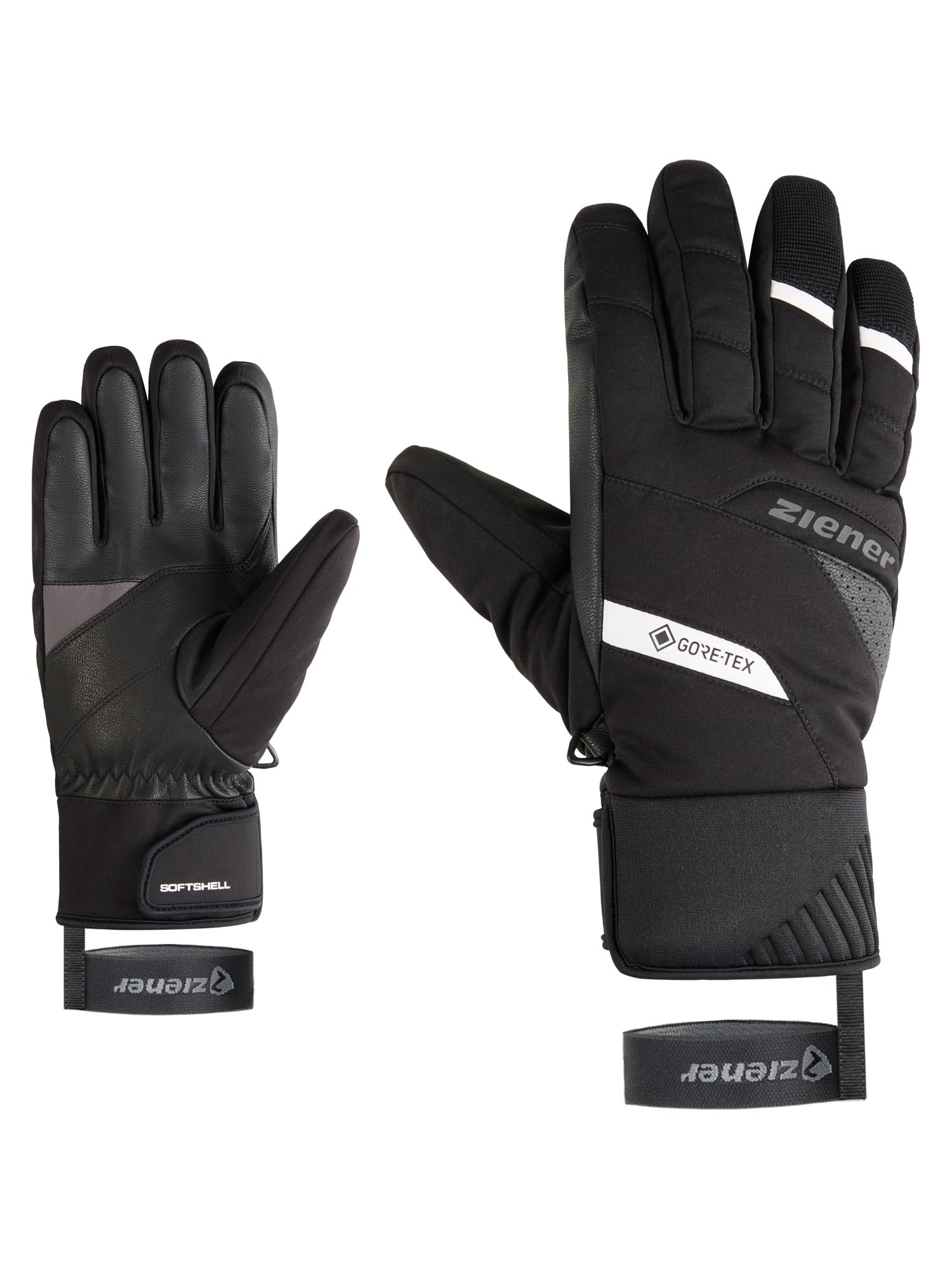 Ziener Herren GOKONI-Z Ski-Handschuhe/Wintersport | Gore-Tex, Soft-Shell atmungsaktiv