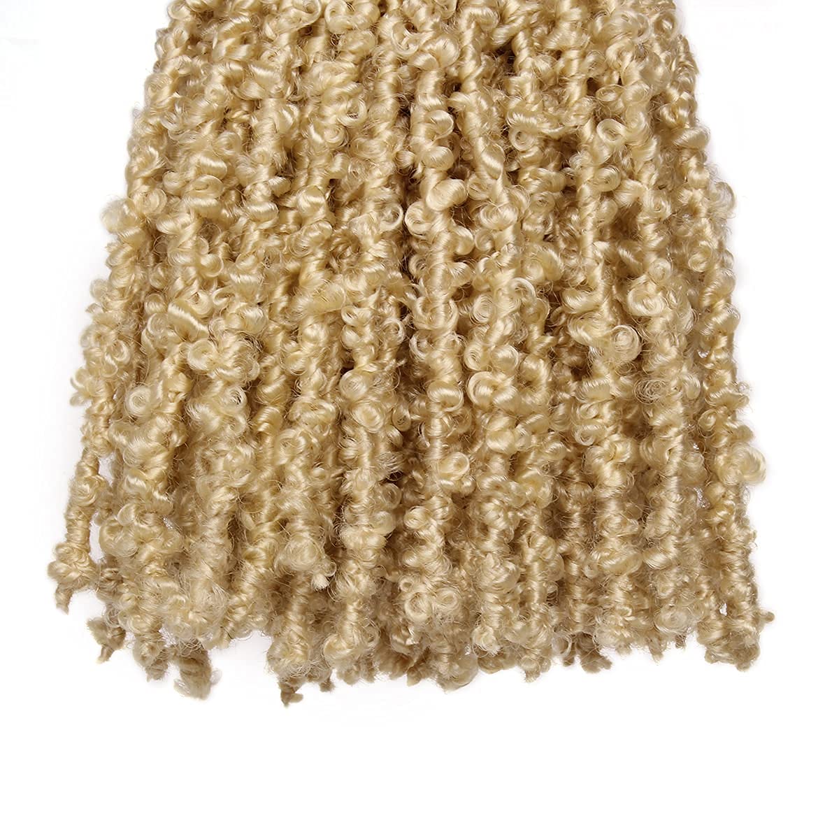 Beverlee Butterfly Locs Crochet Hair 6 packs 12 Inch Bob Crochet Hair Pre Looped Short Blonde Butterfly Locs Crochet Braids Hair Extension Most Natural Pre-twisted #613…