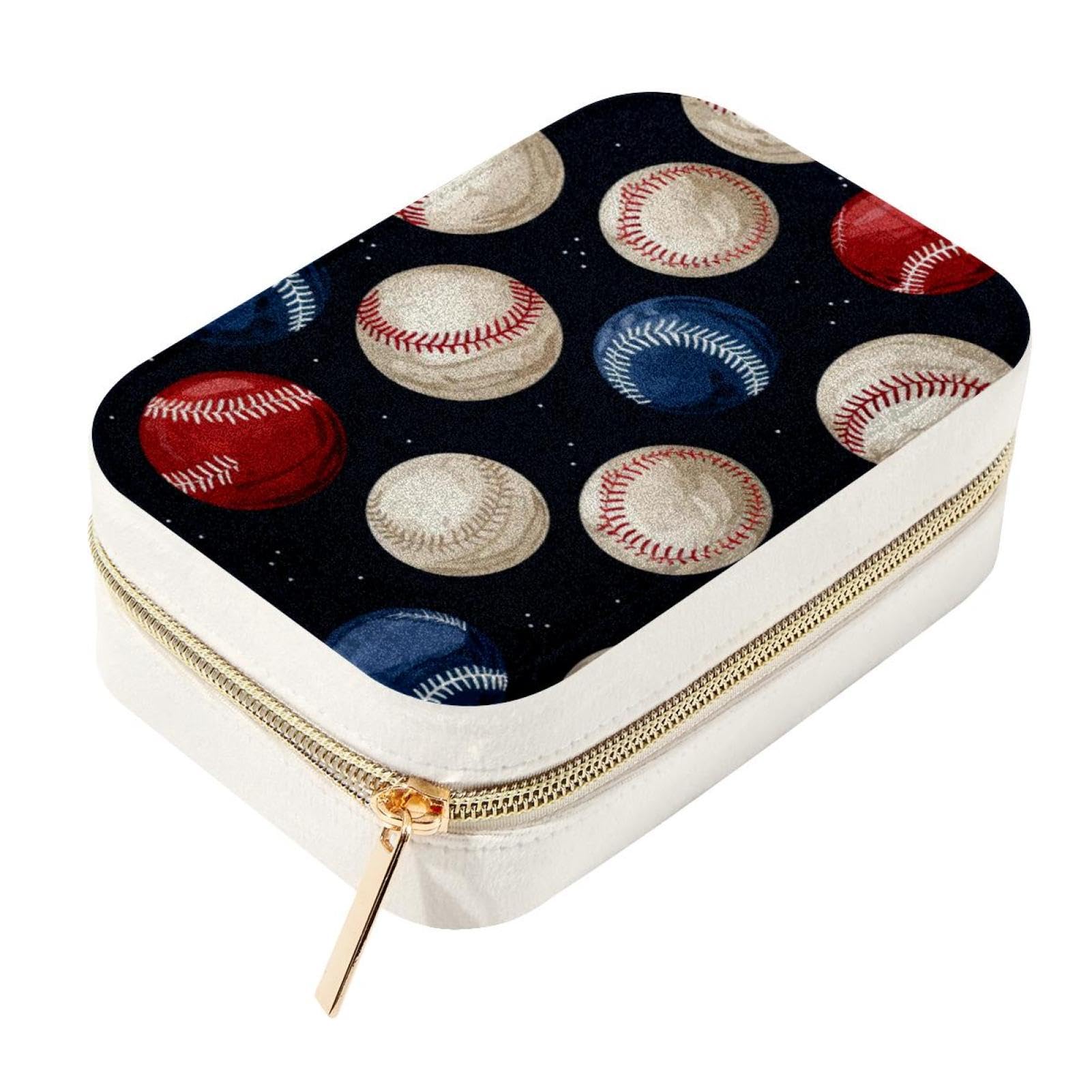 Boîte à bijoux de voyage en velours compacte avec fermeture éclair pour bagues et colliers