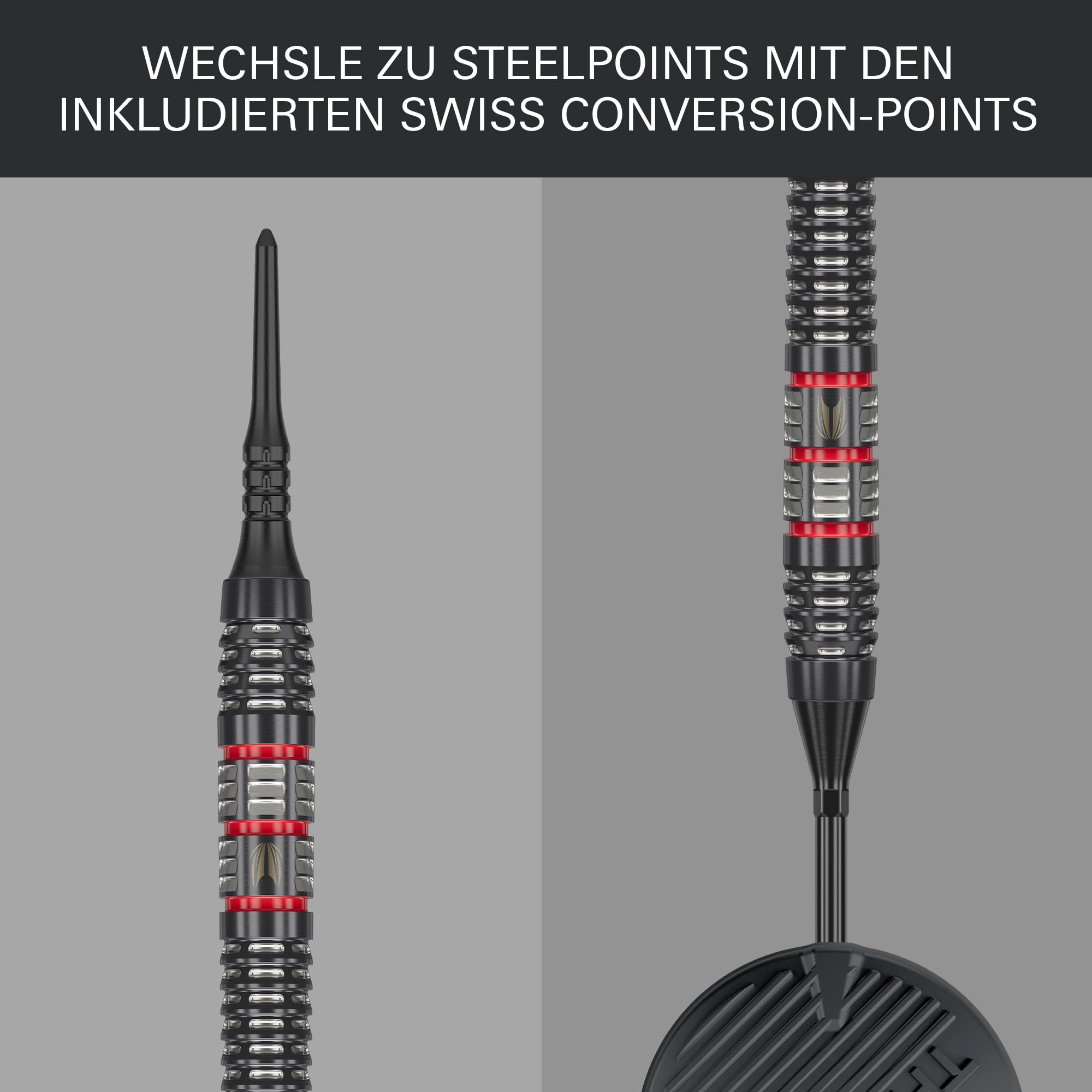 Target Darts Nathan Aspinall 95K Soft Tip 18g Dart Set 95% Wolfram K-Flex Nr.2 Flights & Shafts - Schwarze Pixel Spitzen | Dartpfeile mit Kunststoffspitze Player Edition
