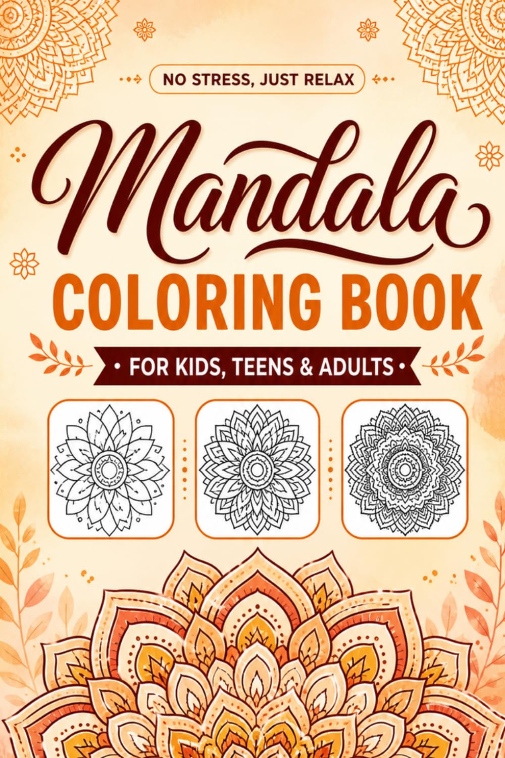 Creative Coloring Mandala For Kids: Coloring Book To Improve Concentration And Relaxation : Mandala Coloring Book for Kids Ages 6+ - 50 beautiful Mandala Coloring Pages for Children