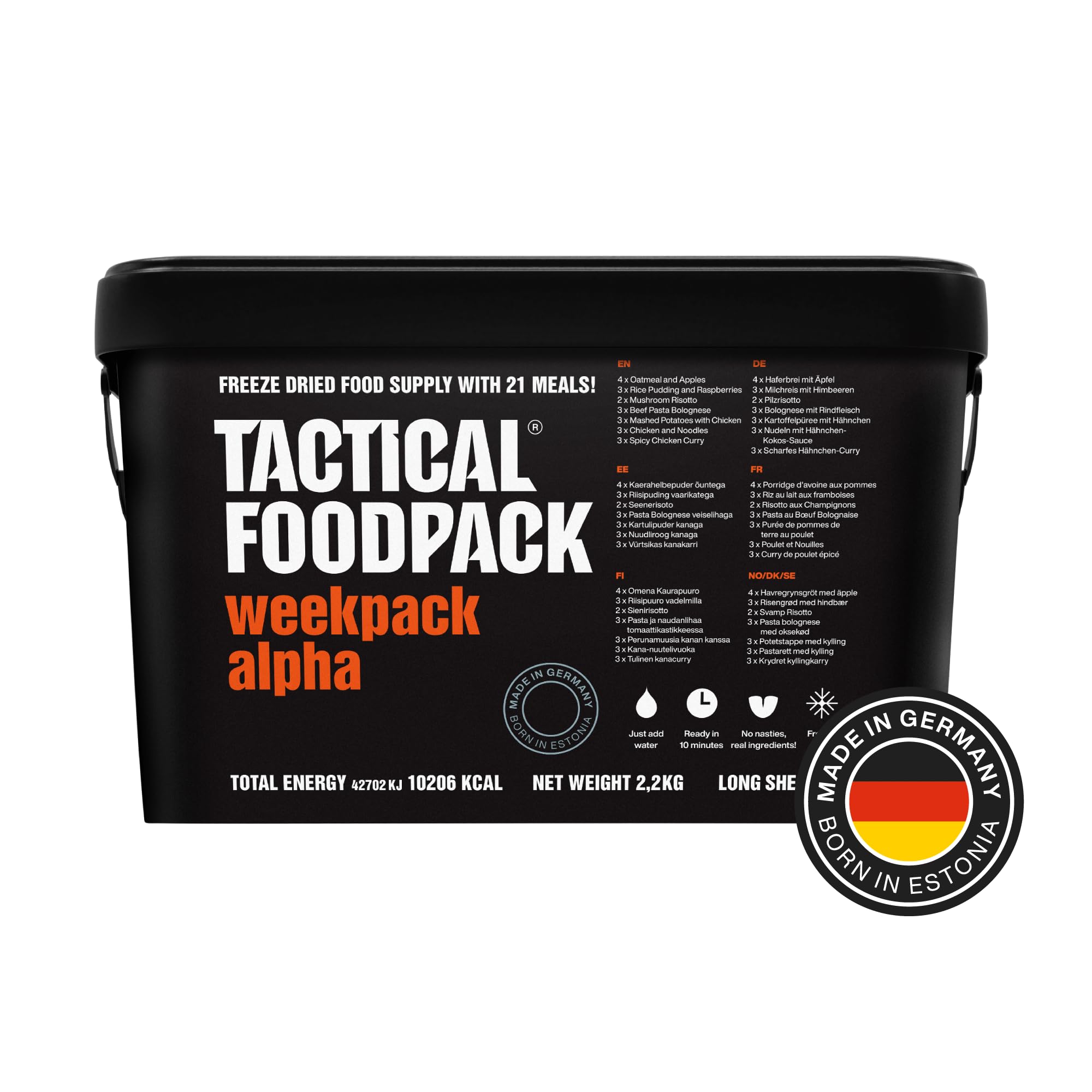 Tactical FoodPack Weekpack Alpha (2080g)
