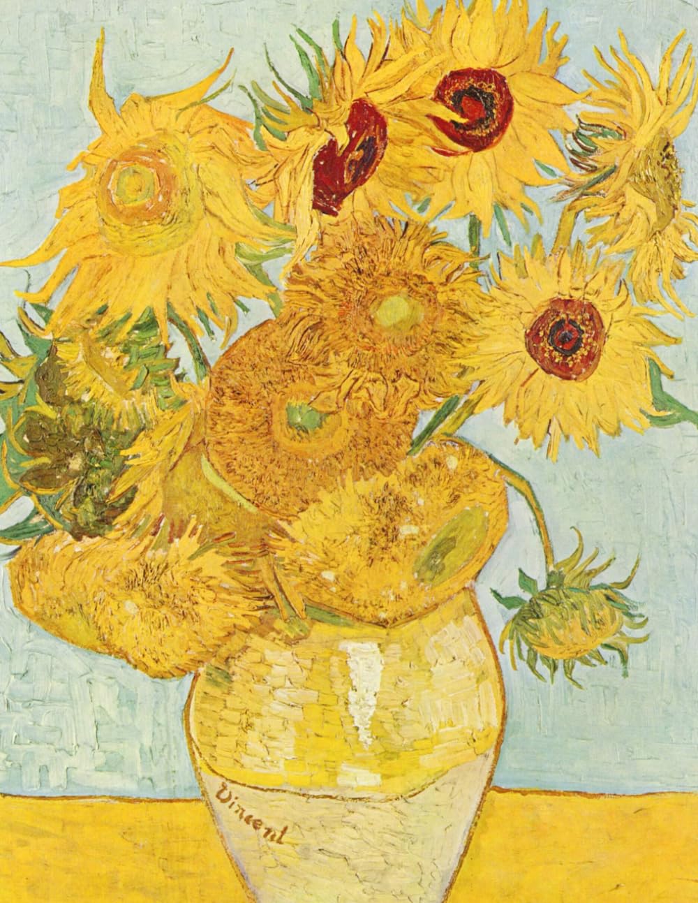 Van Gogh LARGE Notebook #13: Cool Artist Gifts - Still Life Vincent Van Gogh Notebook College Ruled to write in 8.5x11" LARGE 100 Lined Pages (Vincent Van Gogh Collection)