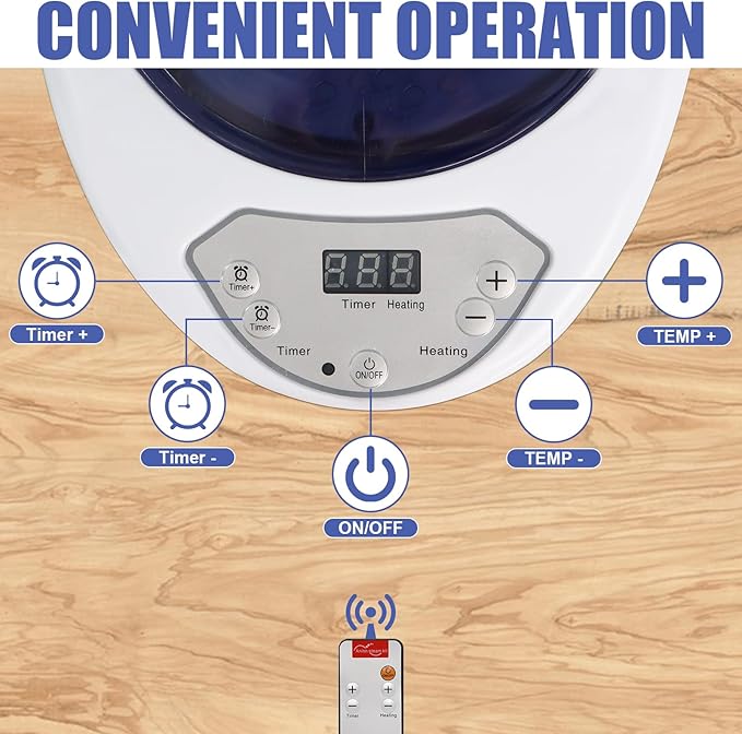 Generador de Vapor Sauna Portátil 2.6L con Control Remoto 1000W miniatura 3