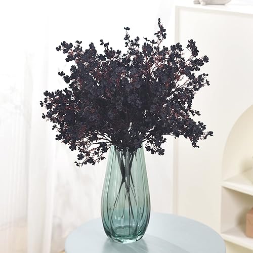 Miniatura 22 de 15 piezas de flores artificiales de seda artificial de tacto real, ramos florales de bricolaje, decoración de bodas, fiestas, arreglos de blanco