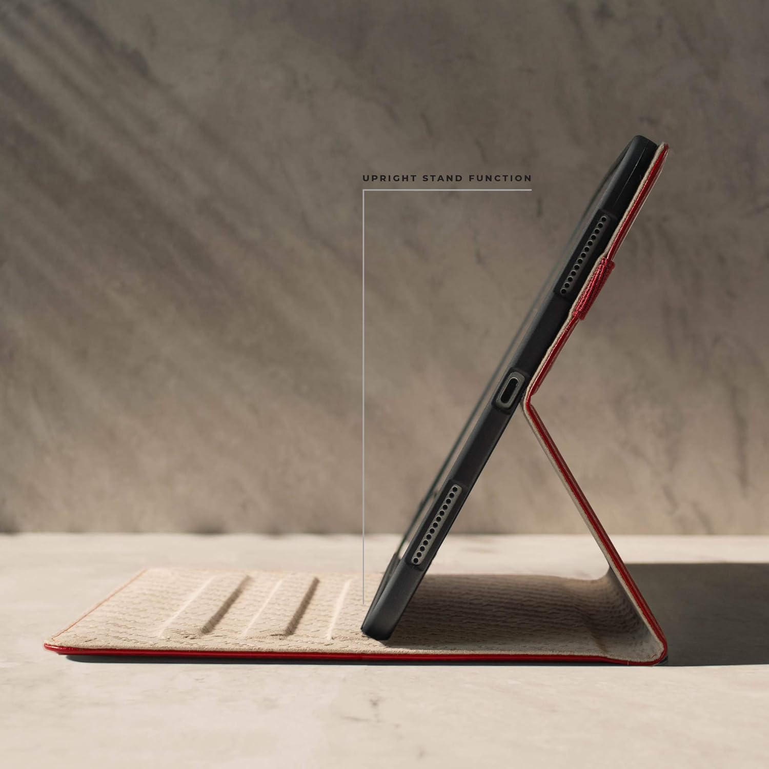 Onе-Dау Sаlе: Uр tо 60% оƒƒ TORRO Tablet Case Compatible with Apple iPad Pro 11 Genuine Quality Leather Stand Cover with [Multiple Viewing Angles] [Wake/Sleep Enabled] 3rd, 2nd & 1st Gen - 2021 / 2020 / 2018 Release (Red)