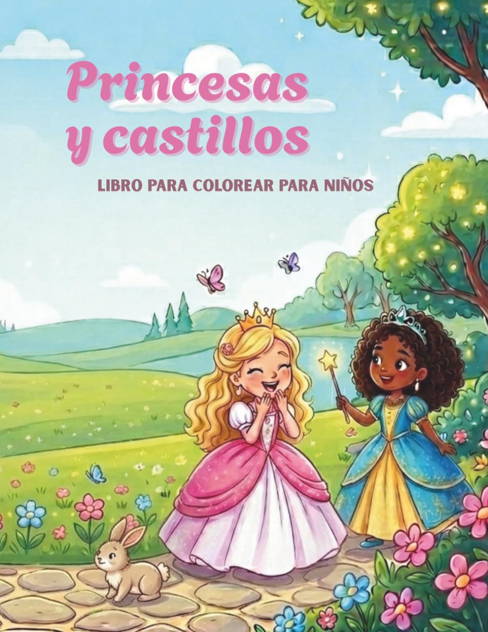 El Gran Libro para Colorear de Princesas y Castillos: 40 Máginas Páginas para Colorear con Princesas, Príncipes, Caballeros y Dragones — Para Niños y ... de 4 a 8 Años (El Mundo Mágico para Colorear)