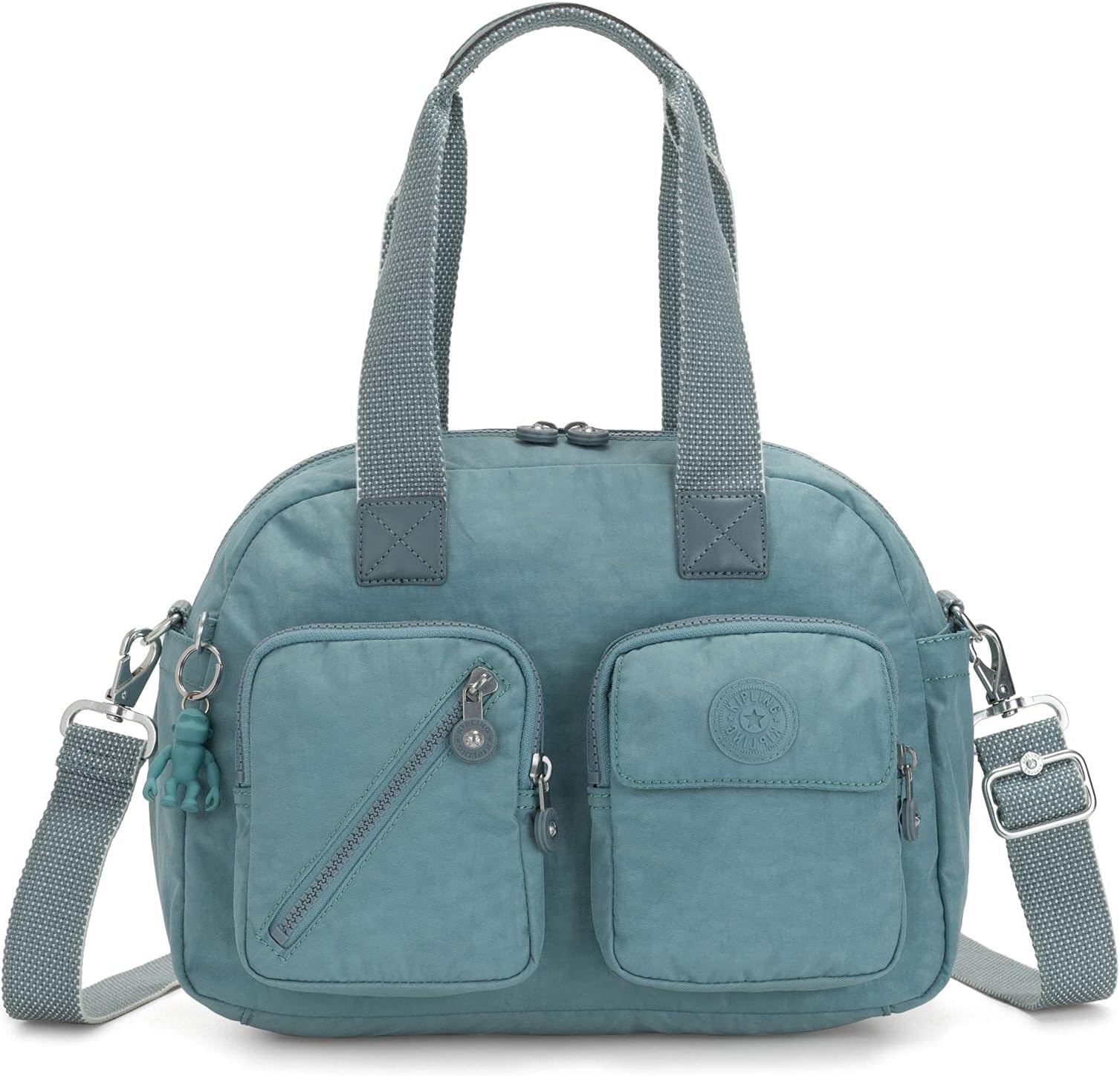 Kipling Women's Satchels, Blue (Aqua Frost), M