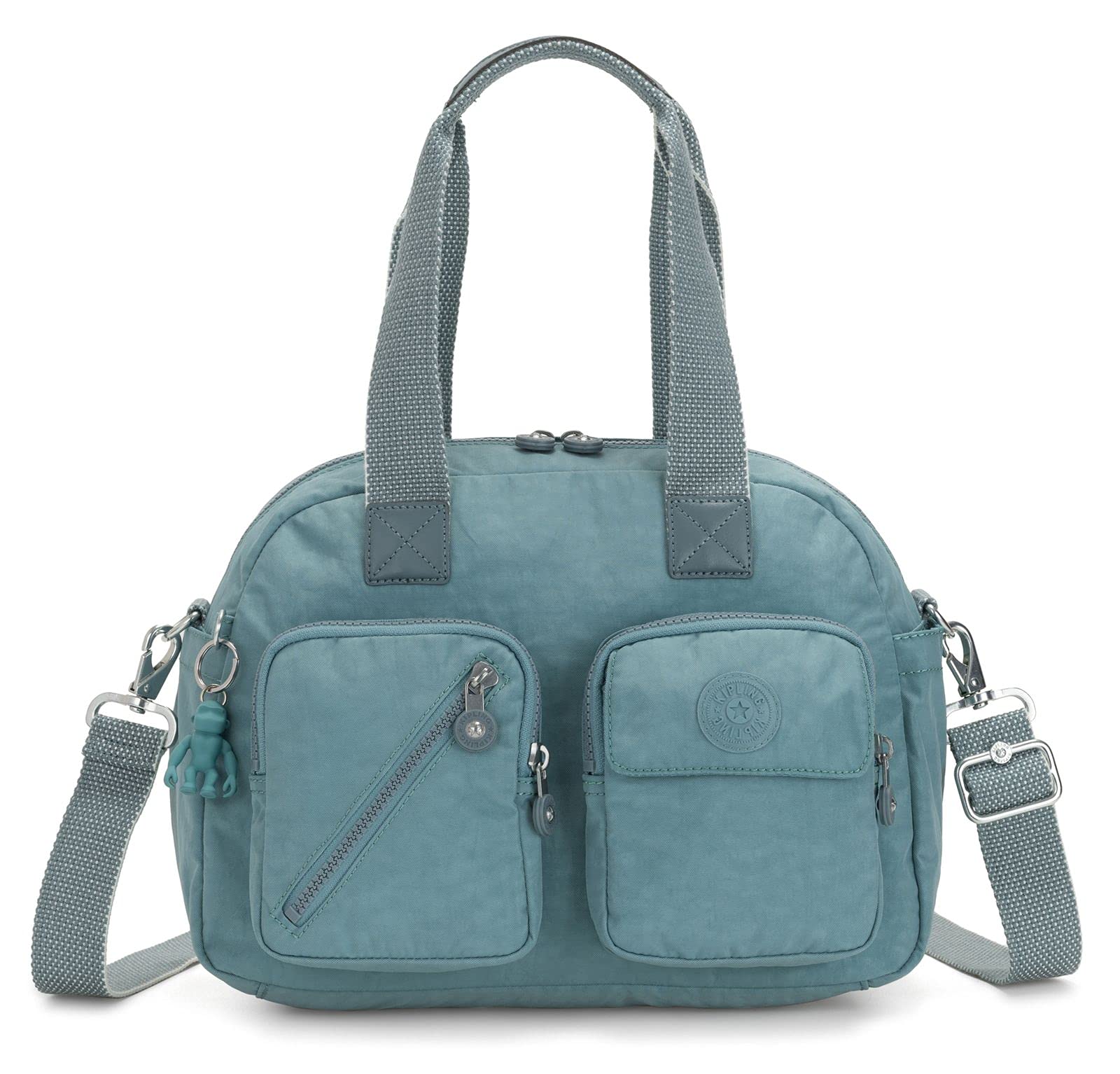Kipling Women's Satchels, Blue (Aqua Frost), M