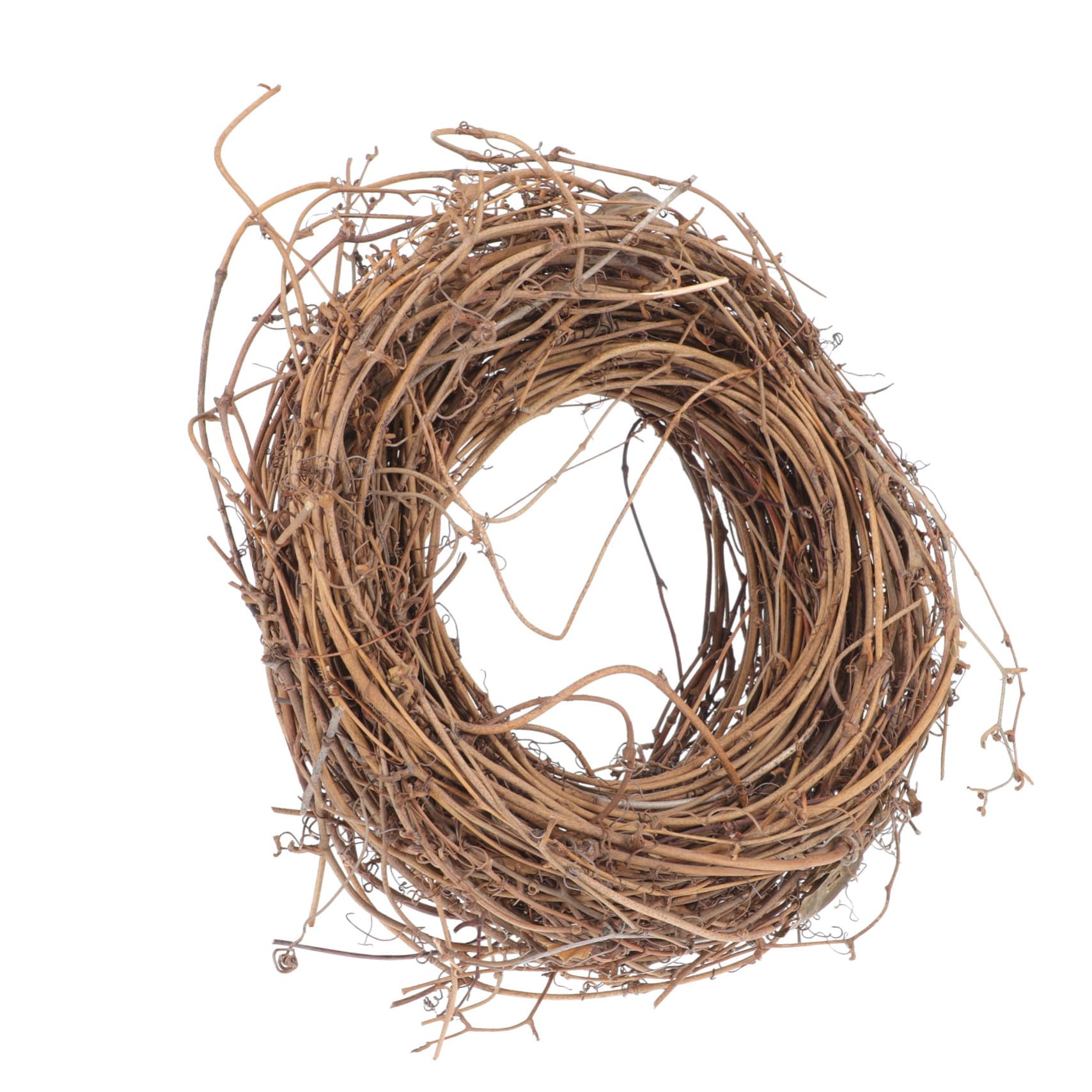 1pezzi Ghirlanda in Rattan Per Decorazioni Natalizie Diy Striscia Naturale Per Corona Artigianale Appendibile Adatta Per Casa Giardino e Feste