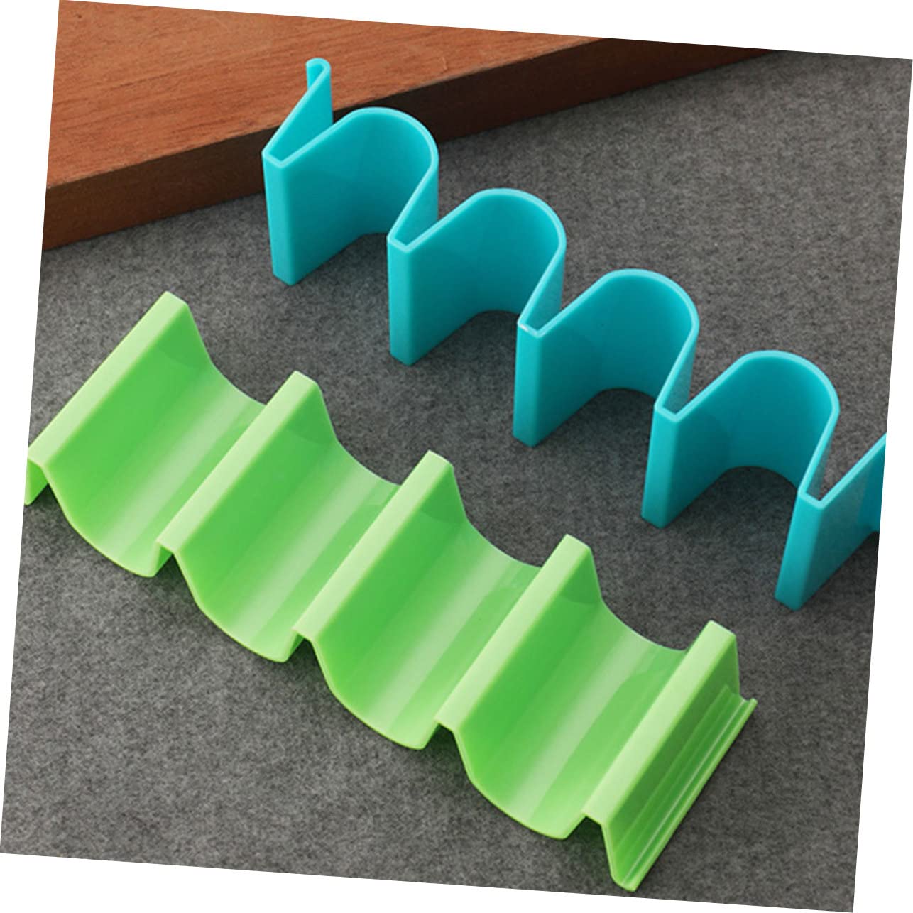 Garneck 1 Set 2pcs Tortillas Holder Rack Burritos Plastic Pp Standing Easels for Display Pie Display Stand