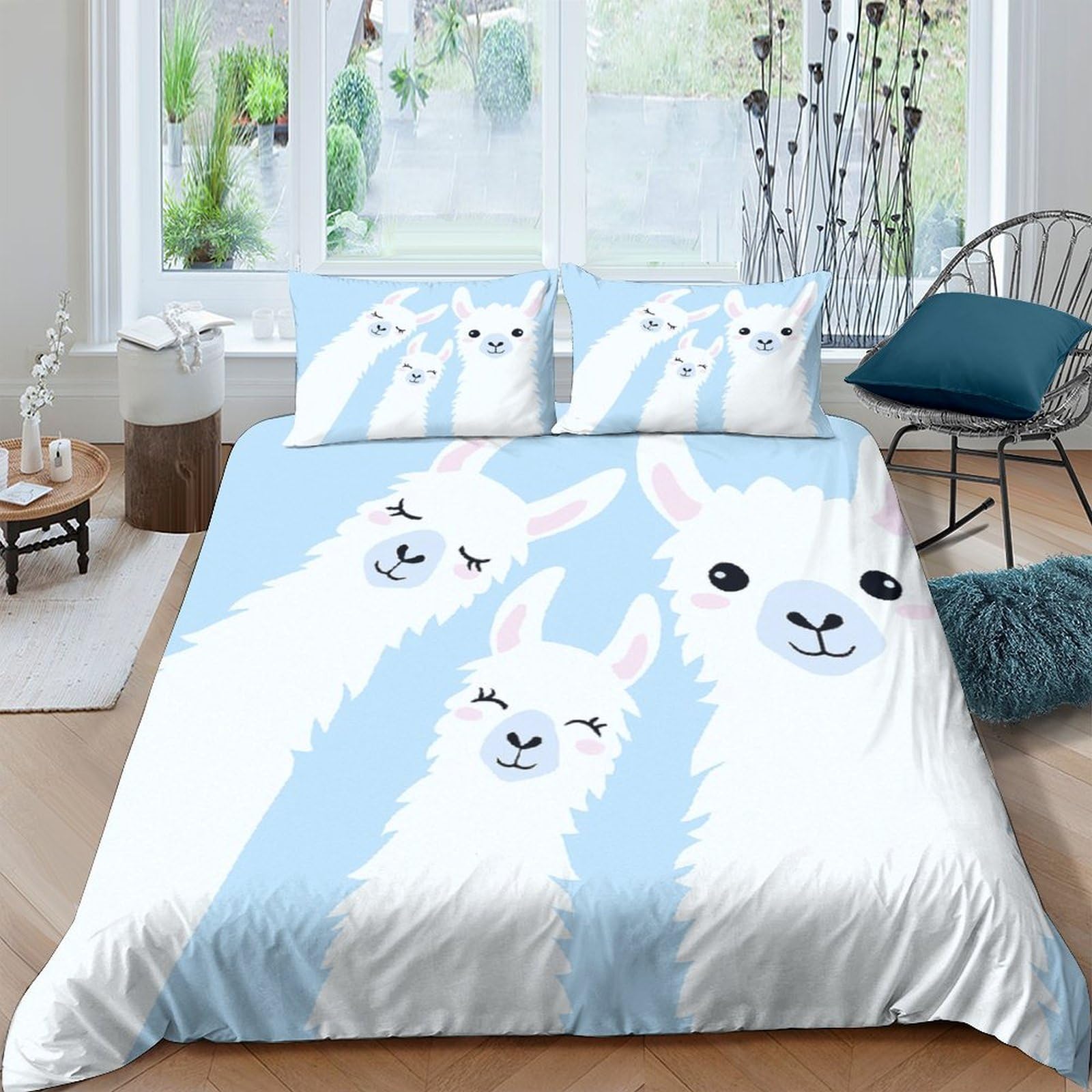 Süßes Koala-Pärchen Bettbezug Mikrofaser Reißverschluss Weich Schlafkomfort Bettdeckenbezug 3D Gedruckt 3 Teilig Hautfreundlich mit Kissenbezug Kuschelig for Kinder & Männer Super king（260x220cm）